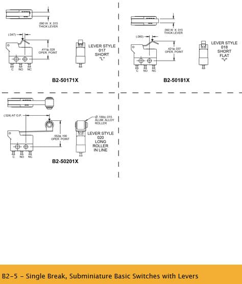 OTTO B2 Basic Switch Range