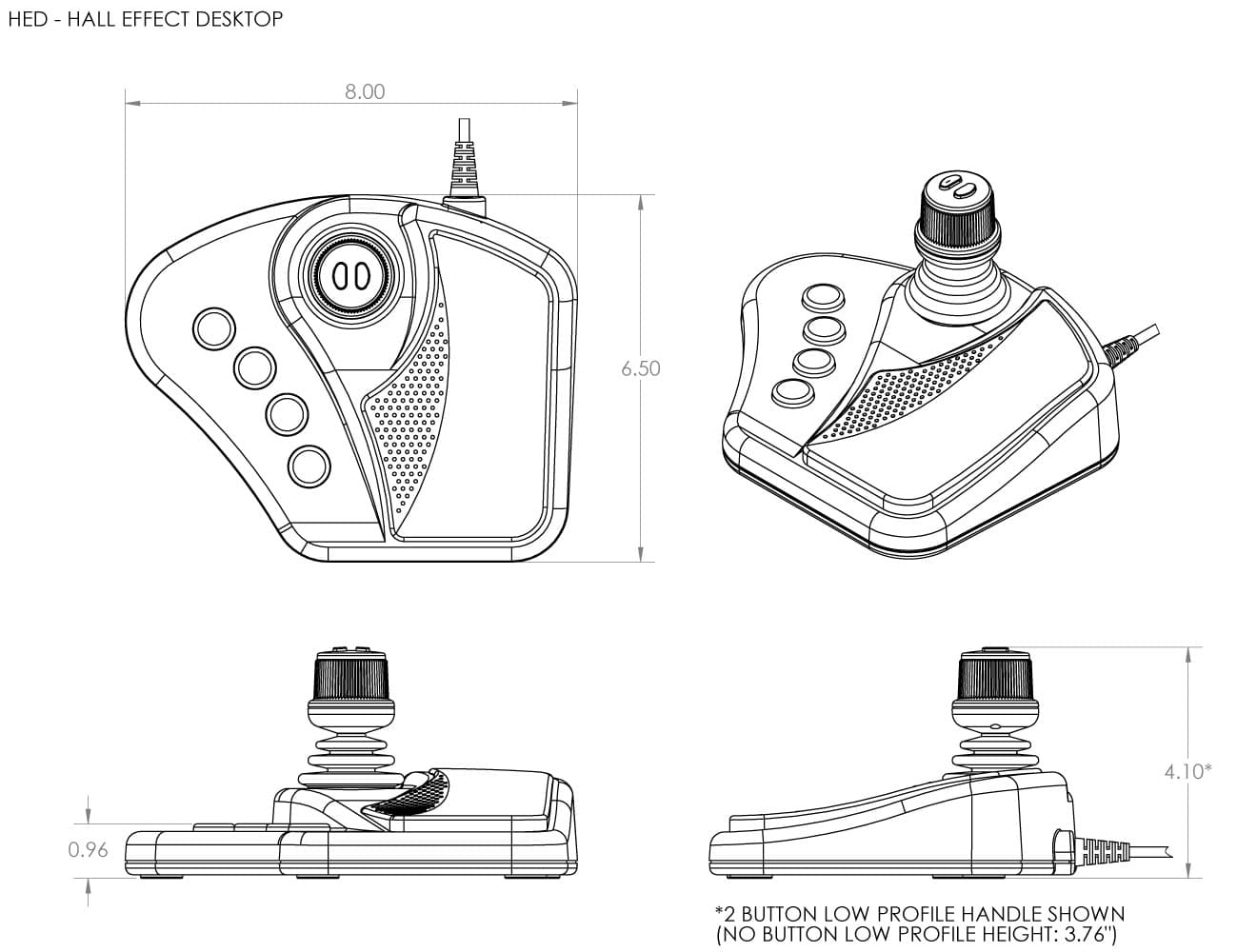 Ruffy HED Low Profile Z Control Panel Range