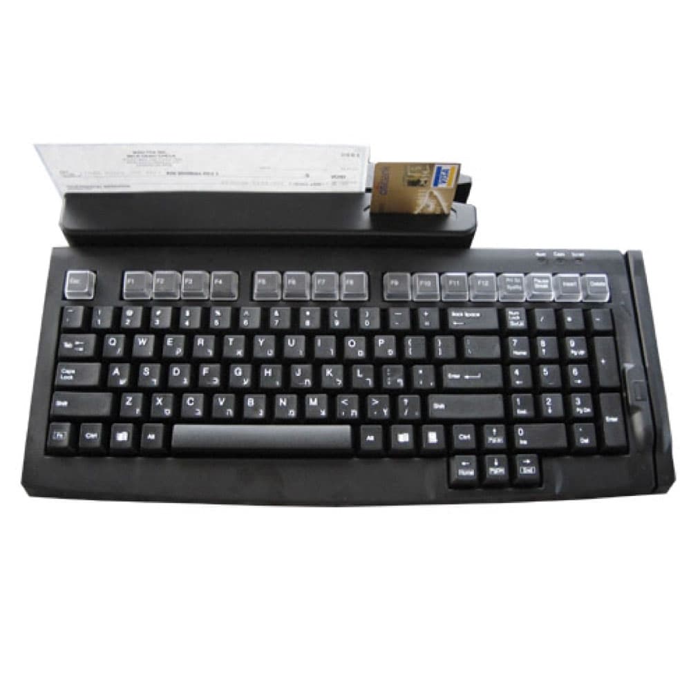 Active Key AK-782A MICR Reader Keyboard with MSR and SCR
