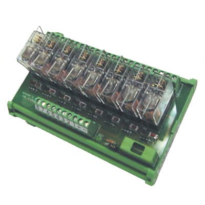 Elco Electromechanical Relay with Test Push Buttons - RM Series